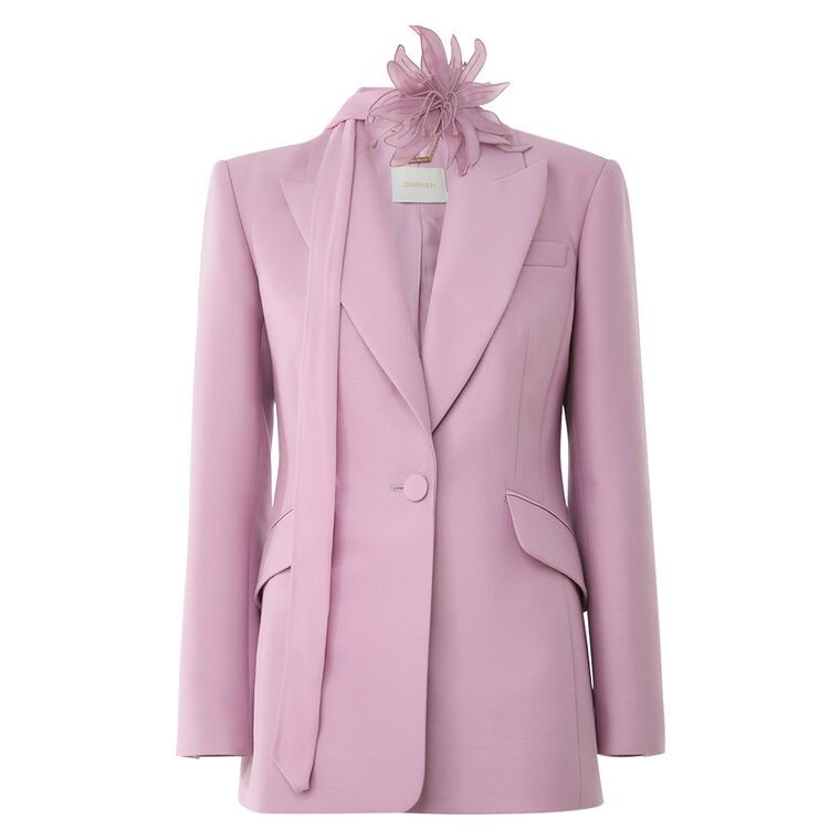 oc11z0825 Illustration Tailored Jacket in Lilac