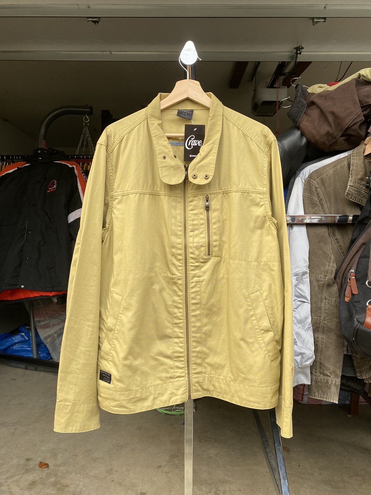 image of Vintage Oakley Software Detroit Jacket in Olive, Men's (Size Large)