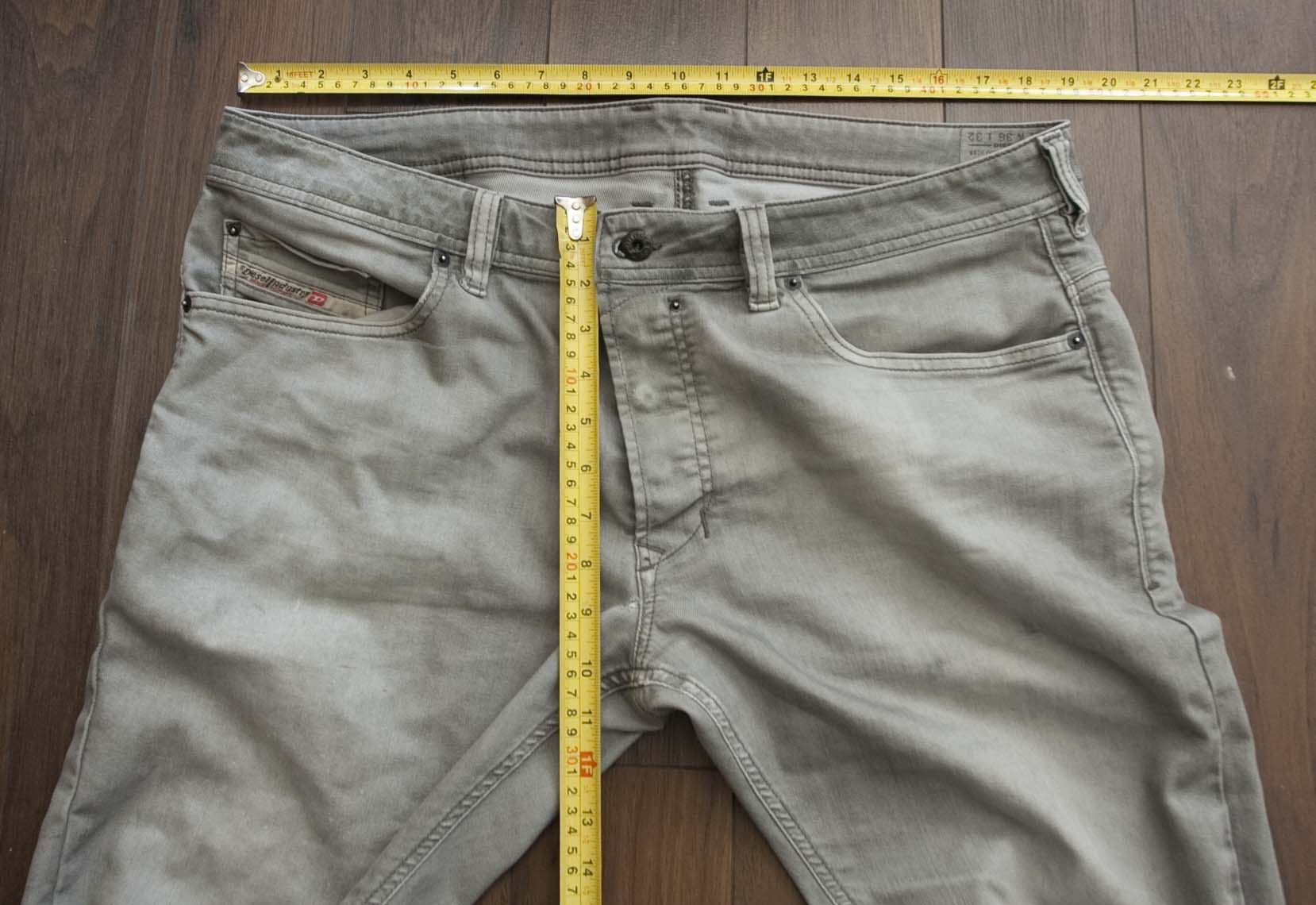 Diesel Diesel Safado Jeans Distressed Gray 37x32 Size US 37 - 8 Thumbnail