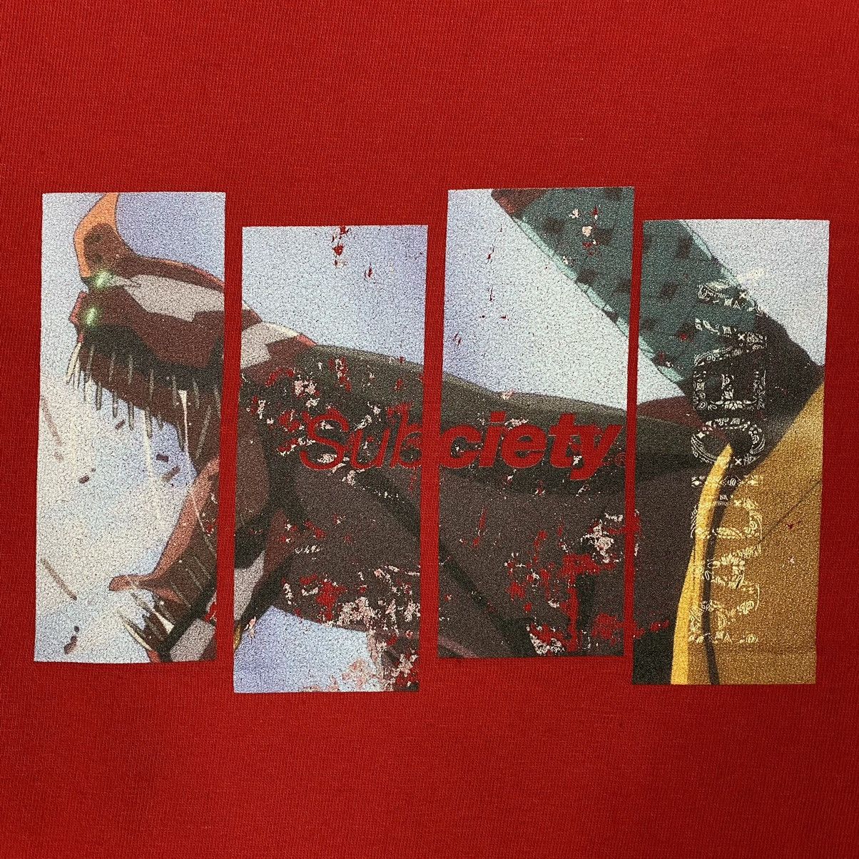 Japanese Brand SUBCIETY x RADIO EVA EVANGELION UNIT 02 ANIME TEE Size US M / EU 48-50 / 2 - 4 Thumbnail