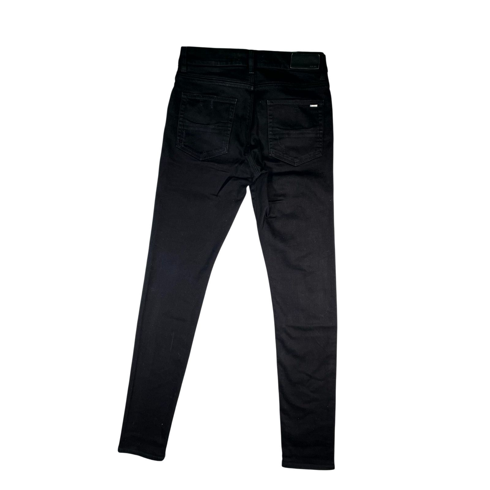 Amiri Amiri Plain Thrasher Black Wash Jeans Size US 33 - 2 Thumbnail