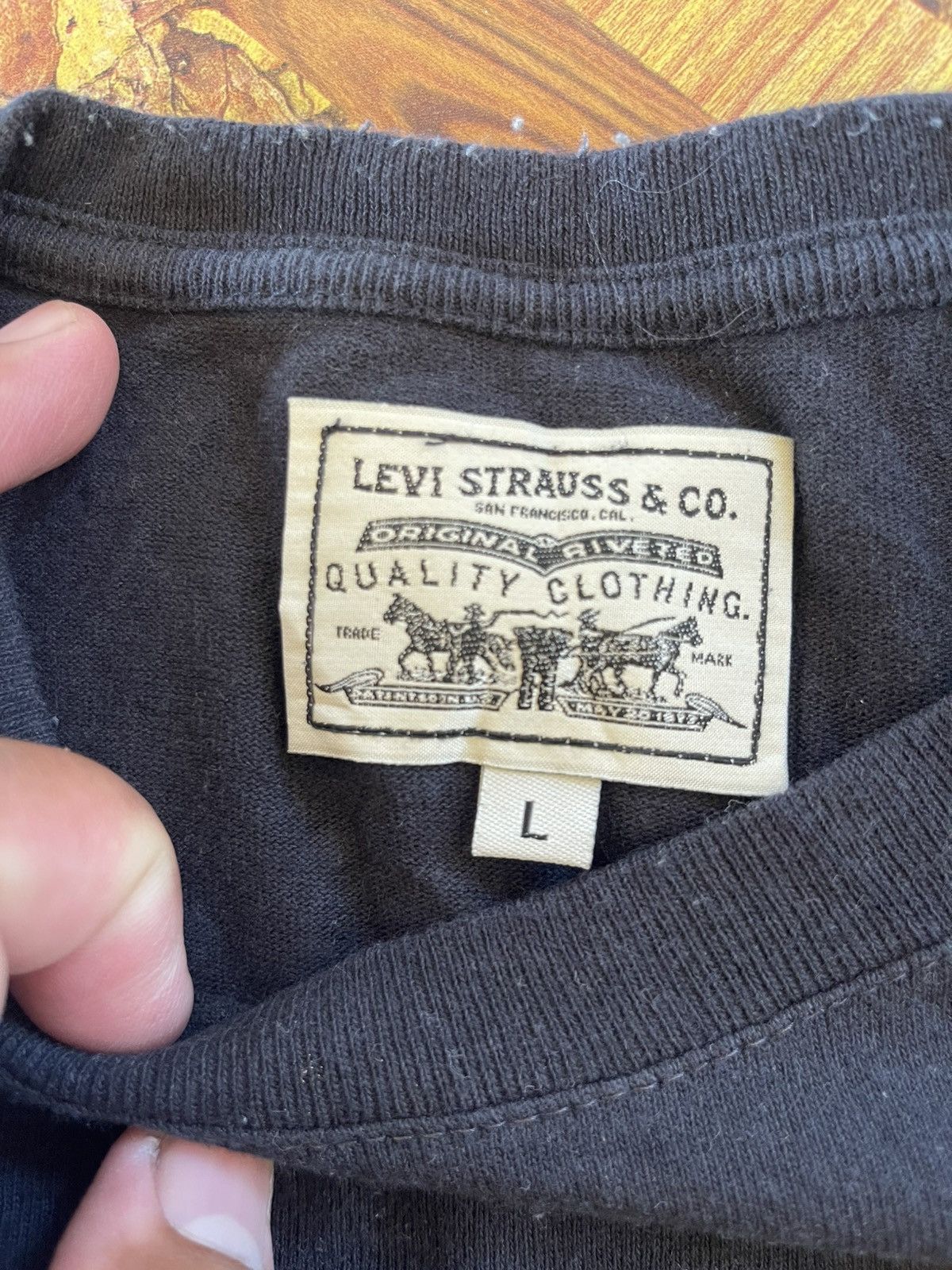 Levi's Levis Copper Riveted Long Sleeve Size US S / EU 44-46 / 1 - 8 Thumbnail