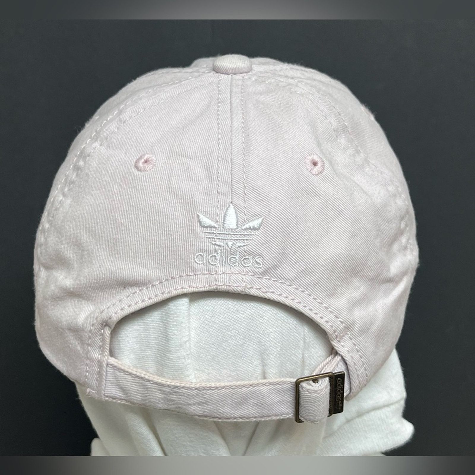 Adidas Adidas Originals Relaxed Adjustable Strap Back Hat Cream Size ONE SIZE - 3 Thumbnail