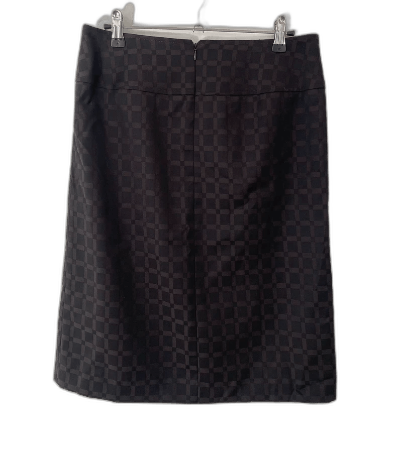Dolce & Gabbana DG Wool Checkered Skirt for Women Size 40" / US 18 - 1 Thumbnail