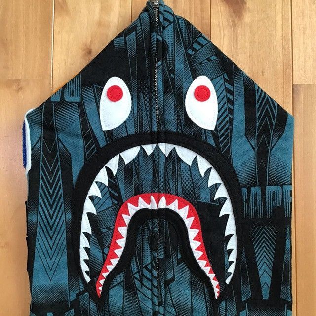 Bape BAPE SPEED RACER SHARK FULL ZIP HOODIE a bathing ape Size US L / EU 52-54 / 3 - 3 Thumbnail
