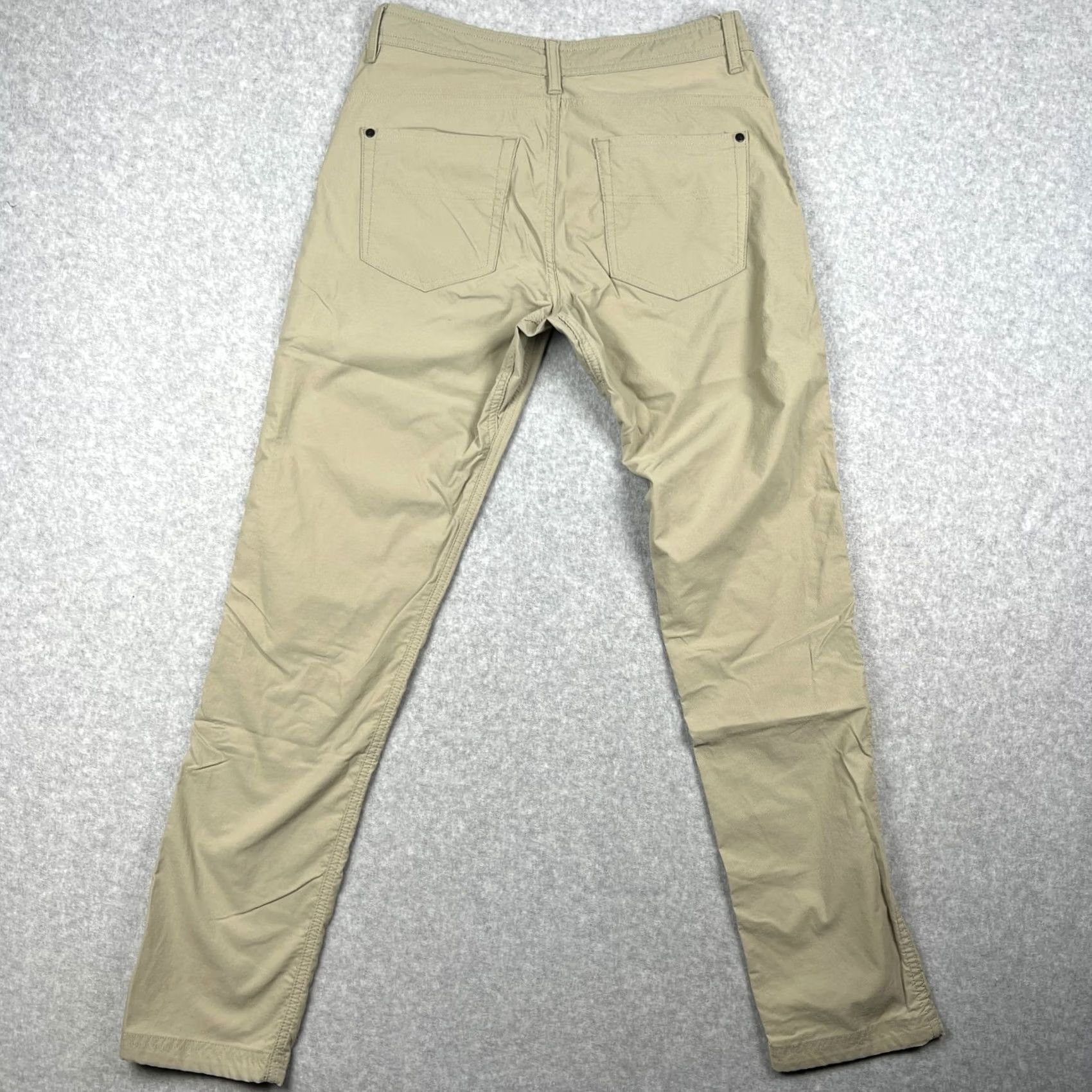 Vintage Western Rise Pants Mens 30 Beige Evolution Stretch Performance Tech 30x31 Hiking Size US 30 / EU 46 - 2 Thumbnail