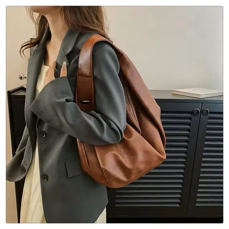 Leather Casual PUnLeather Shoulder Bag Size ONE SIZE - 2 Thumbnail