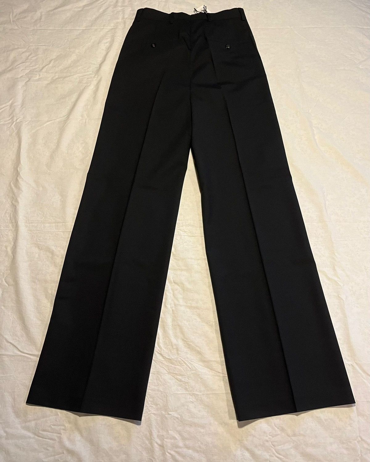 image of Rick Owens Rick Owena Pants New Black 100%wool, Men's (Size 38)