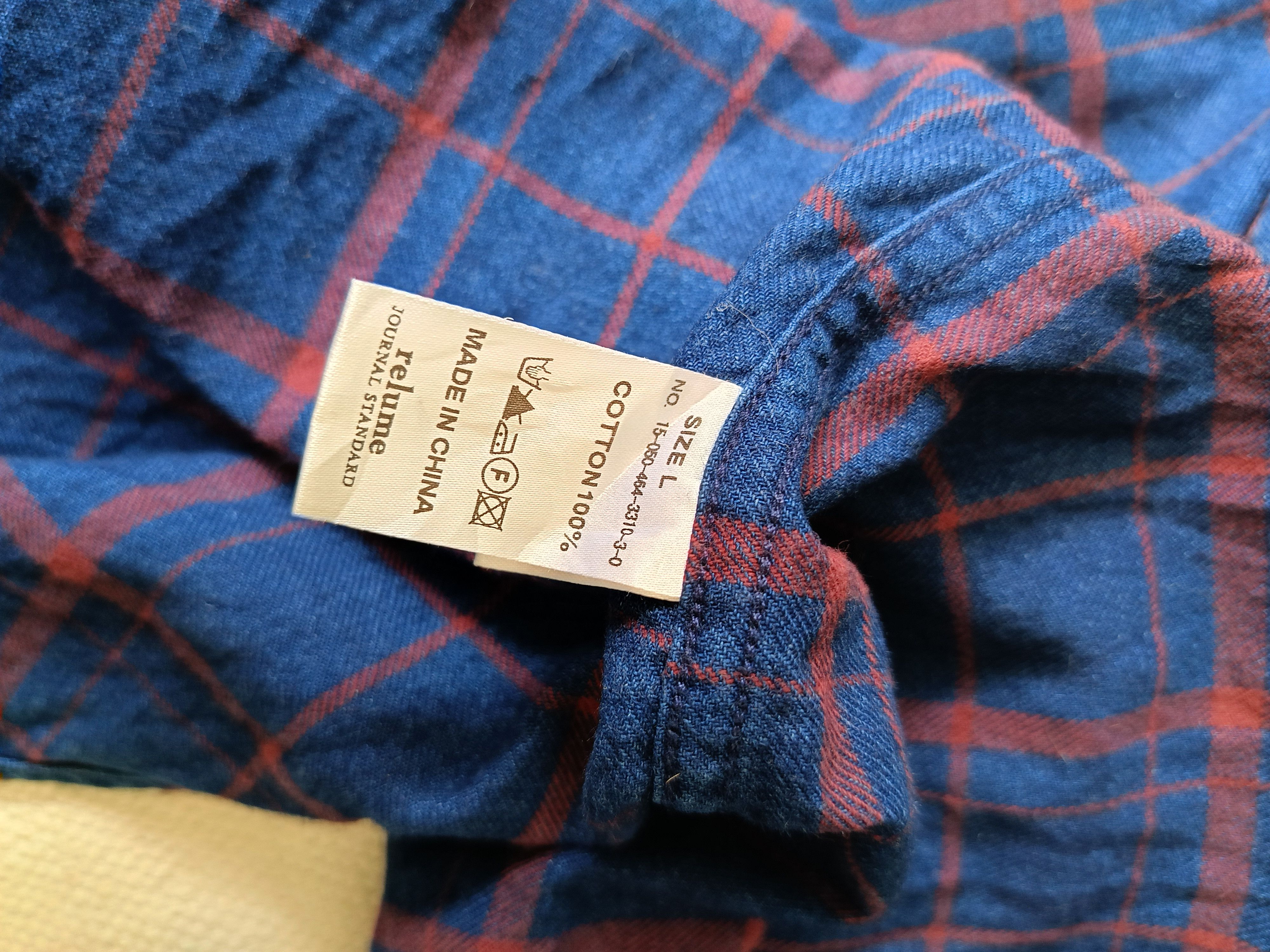 Journal Standard Journal Standard Relume plaid blue indigo flannel shirt Size US S / EU 44-46 / 1 - 12 Thumbnail