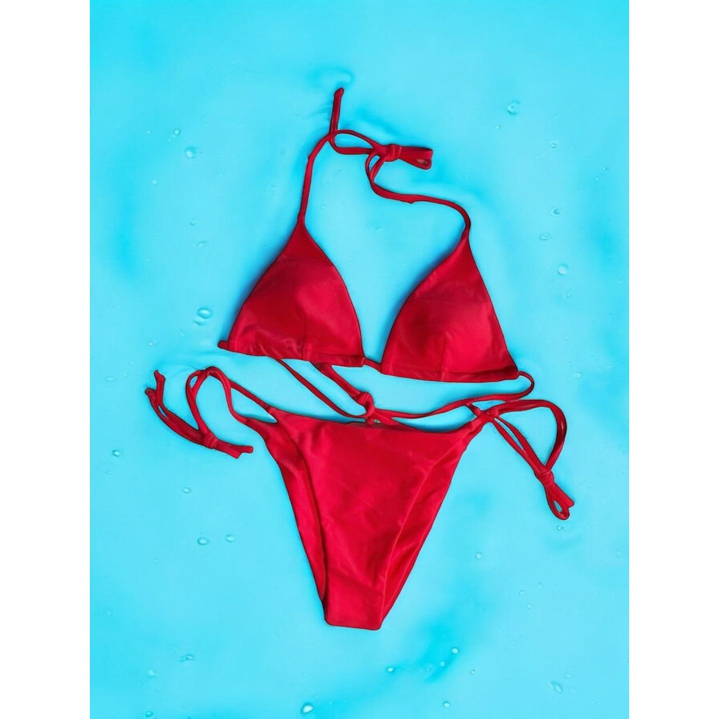 Other NEW Red String Bikini Small Size ONE SIZE - 2 Thumbnail