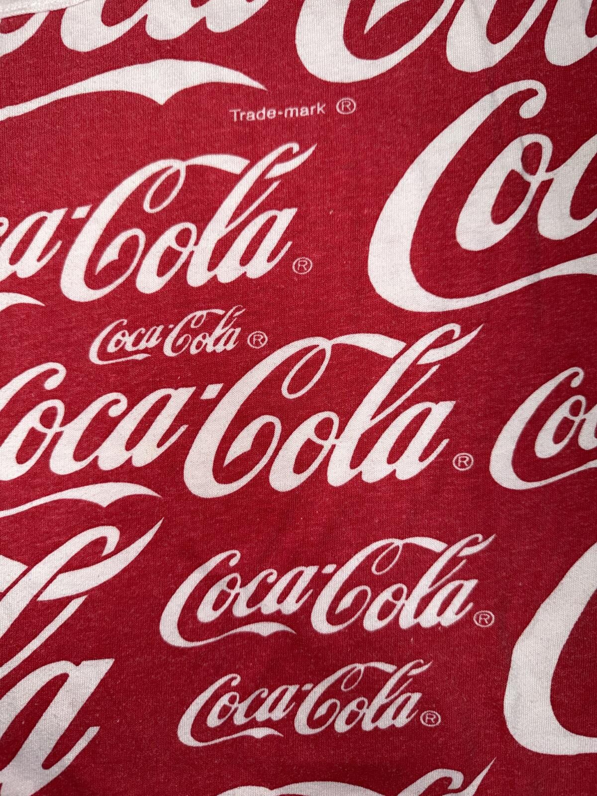 Coca Cola 1980’s Vintage Coca-Cola T-Shirr Size US XXL / EU 58 / 5 - 5 Thumbnail