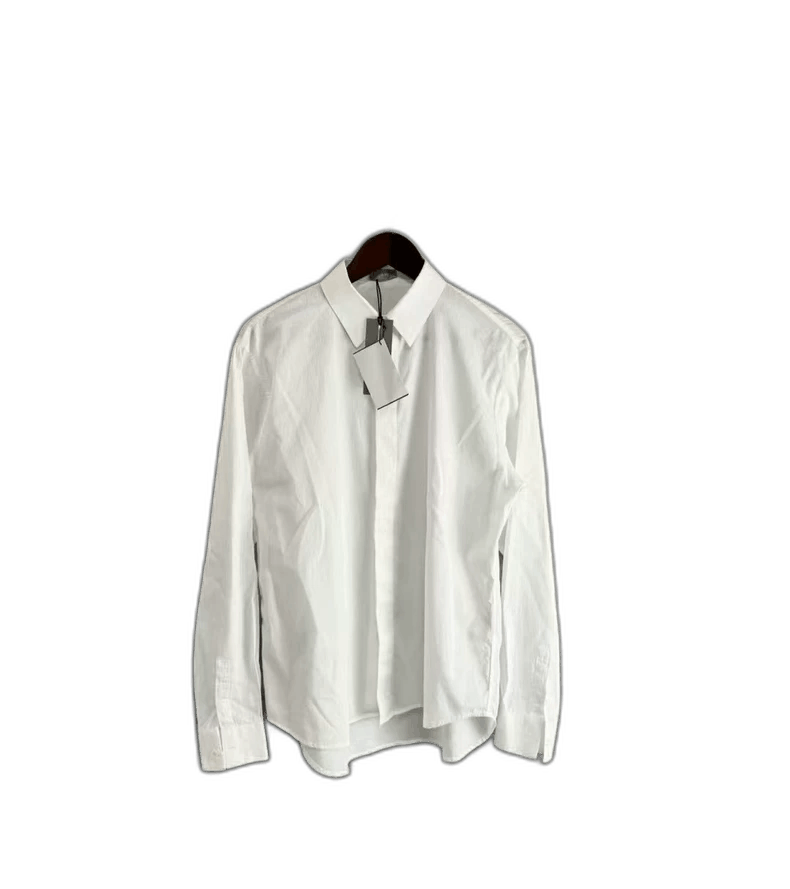 Dior Dior White Printed Long Sleeve Shirt-2506 Size US M / EU 48-50 / 2 - 1 Thumbnail