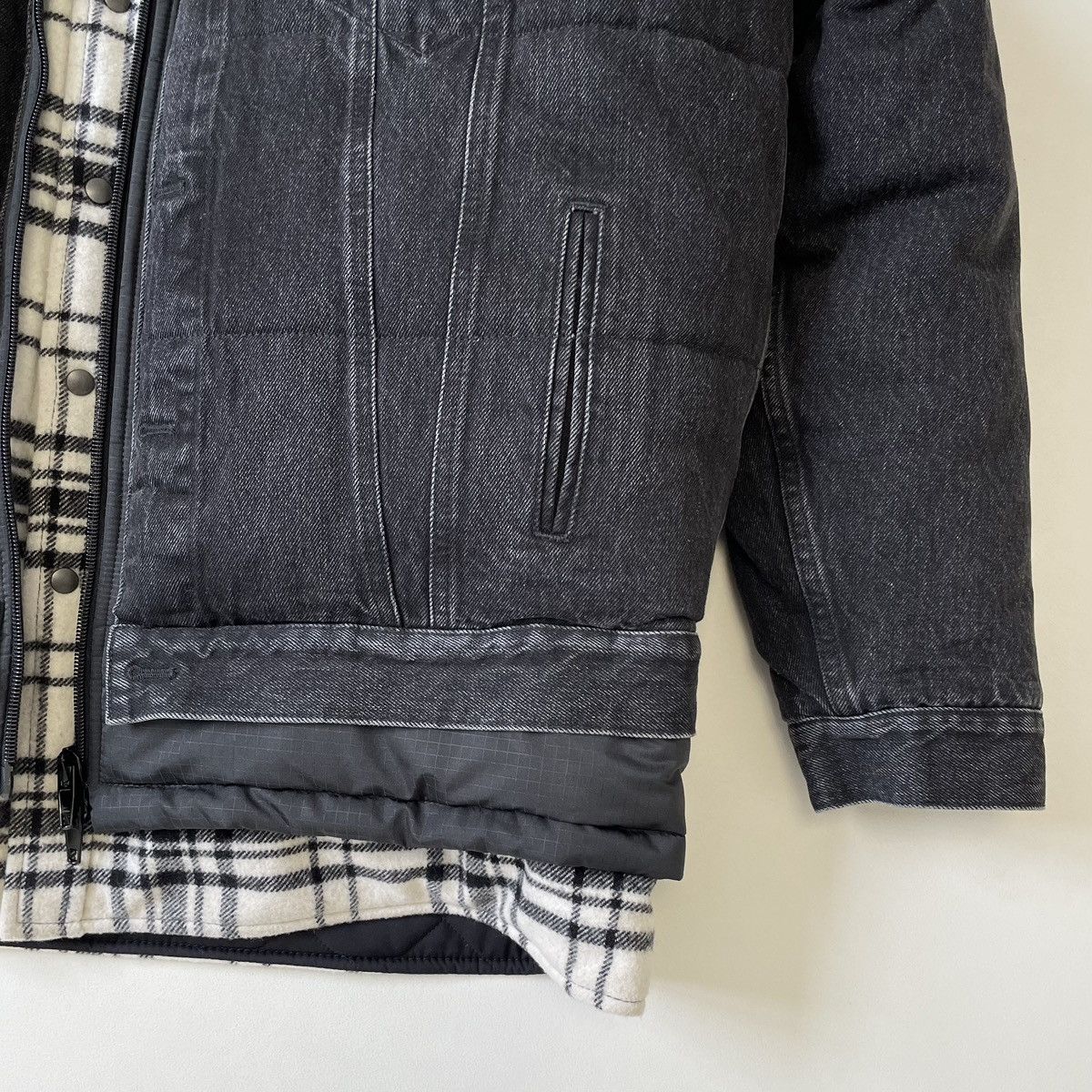 Balenciaga A/W 18 Triple 3 Layer Denim Jacket Size US M / EU 48-50 / 2 - 8 Thumbnail