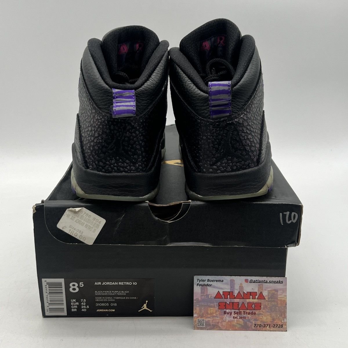Jordan Brand Air Jordan 10 Paris Size US 8.5 / EU 41-42 - 3 Thumbnail
