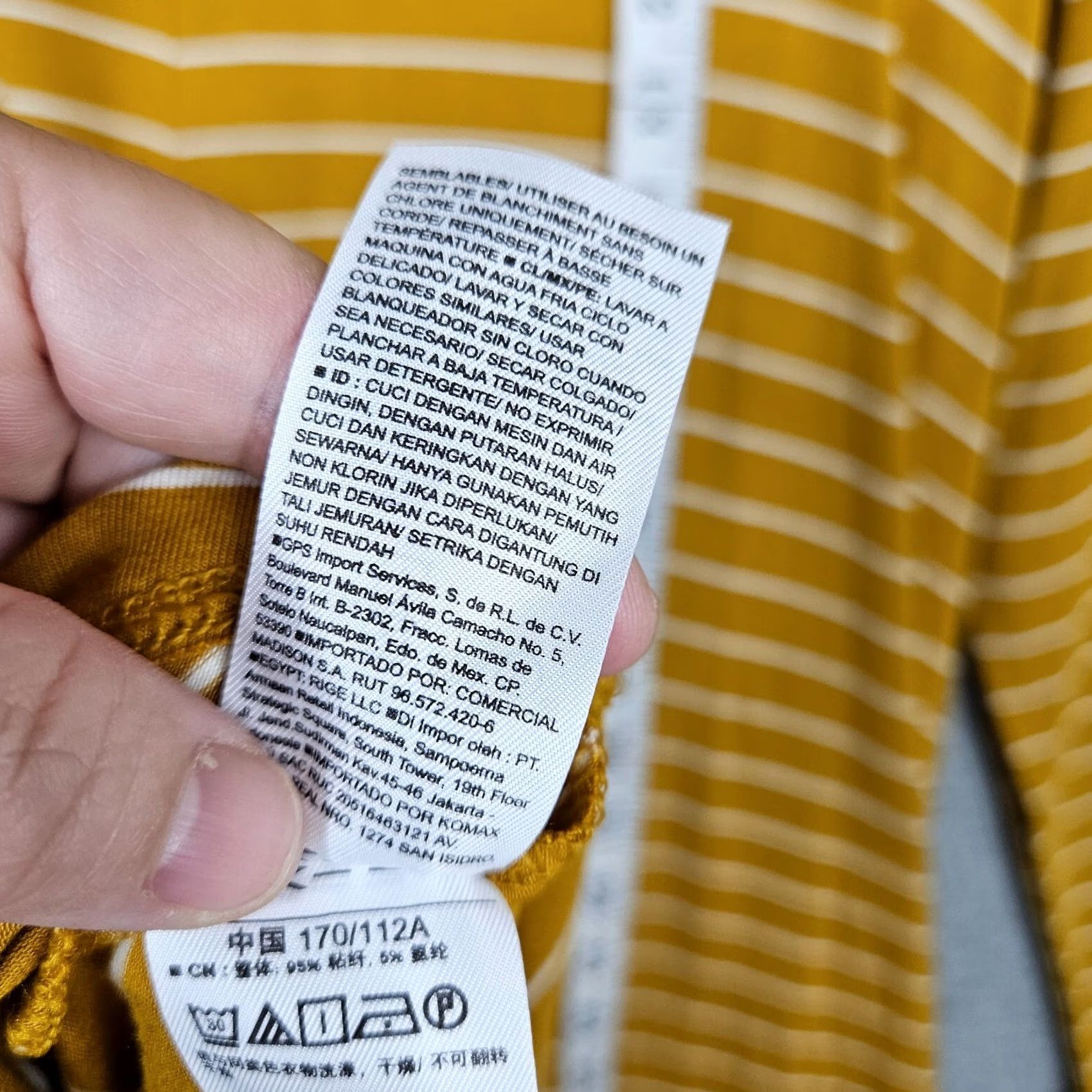 Old Navy Old Navy Yellow White Stripes Long Sleeve T-Shirt Dress XL Women’s Size XL Size XL / US 12-14 / IT 48-50 - 8 Thumbnail