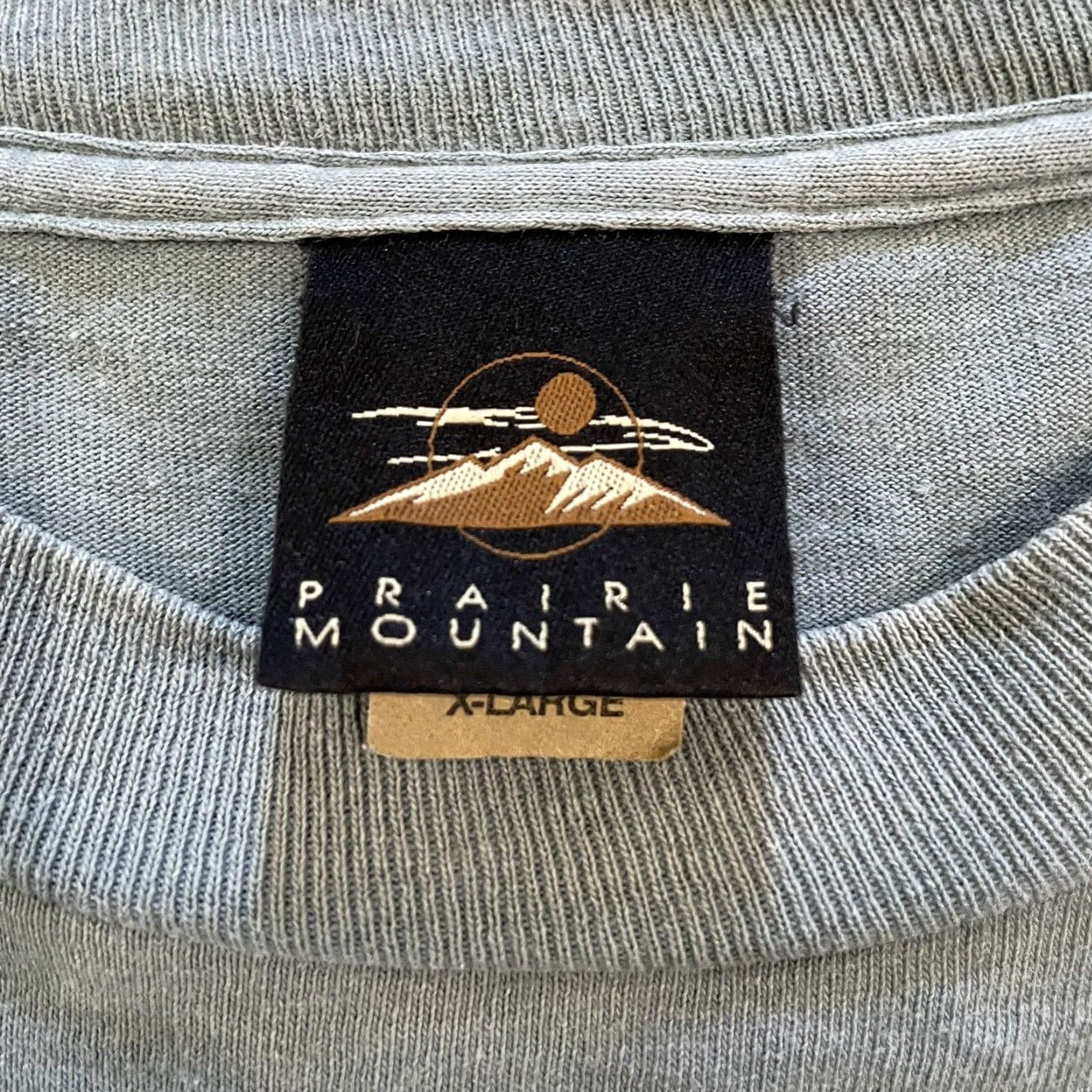 Vintage VINTAGE Prairie Mountain Pikes Peak Graphic Tee USA Blue Cotton Adult XL Mens Size US XL / EU 56 / 4 - 4 Thumbnail
