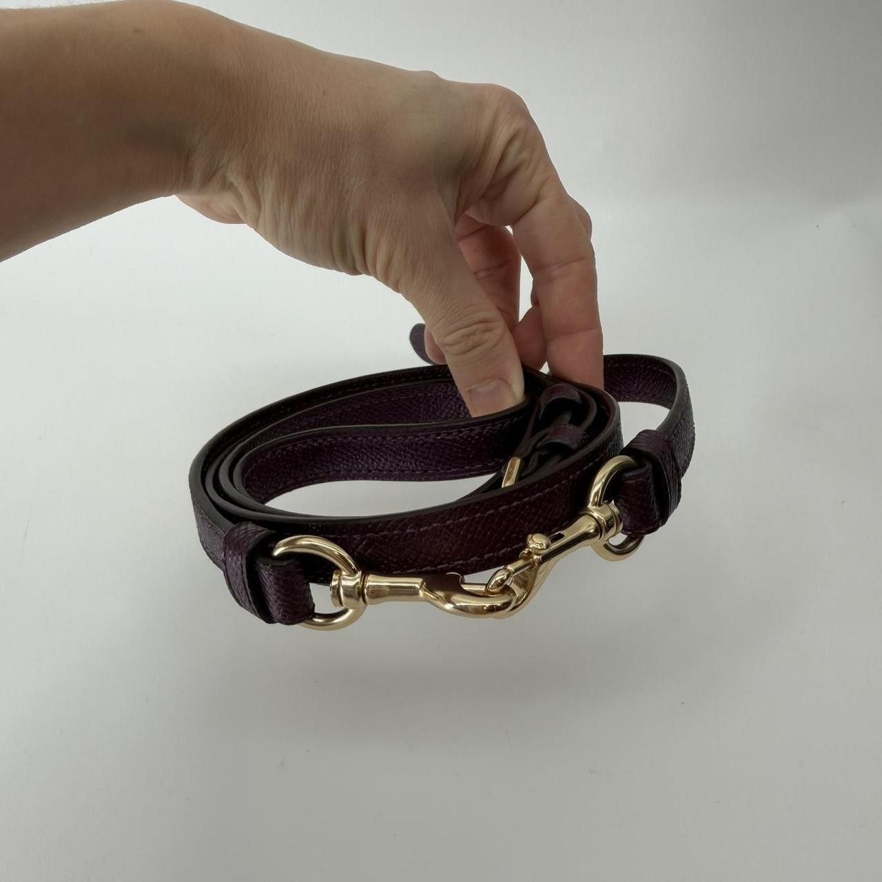 Coach Coach Leather Bag Strap Plum Size ONE SIZE - 1 Thumbnail
