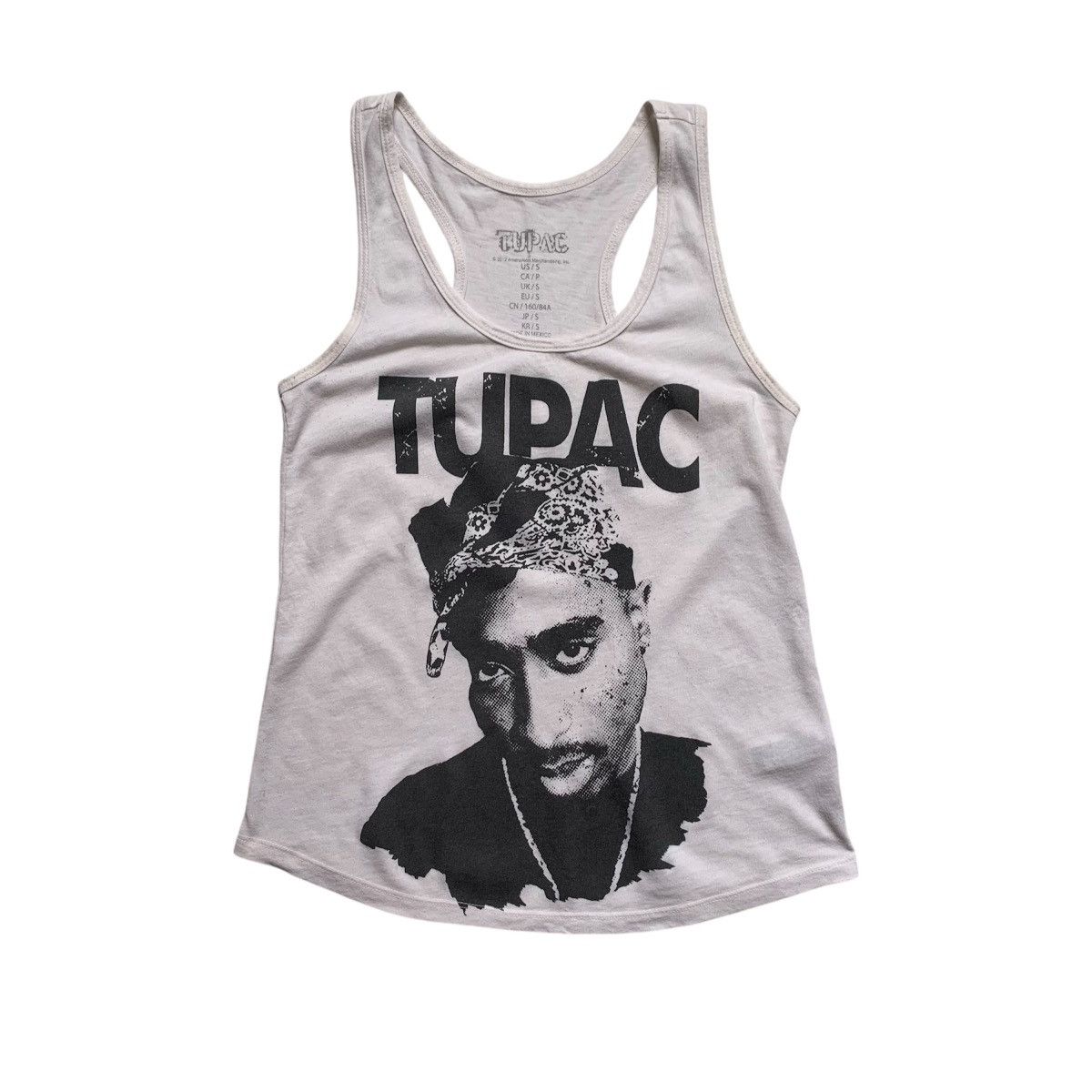 Rap Tees × Vintage Vintage 2012 Tupac Tank Top Size US XS / EU 42 / 0 - 1 Thumbnail