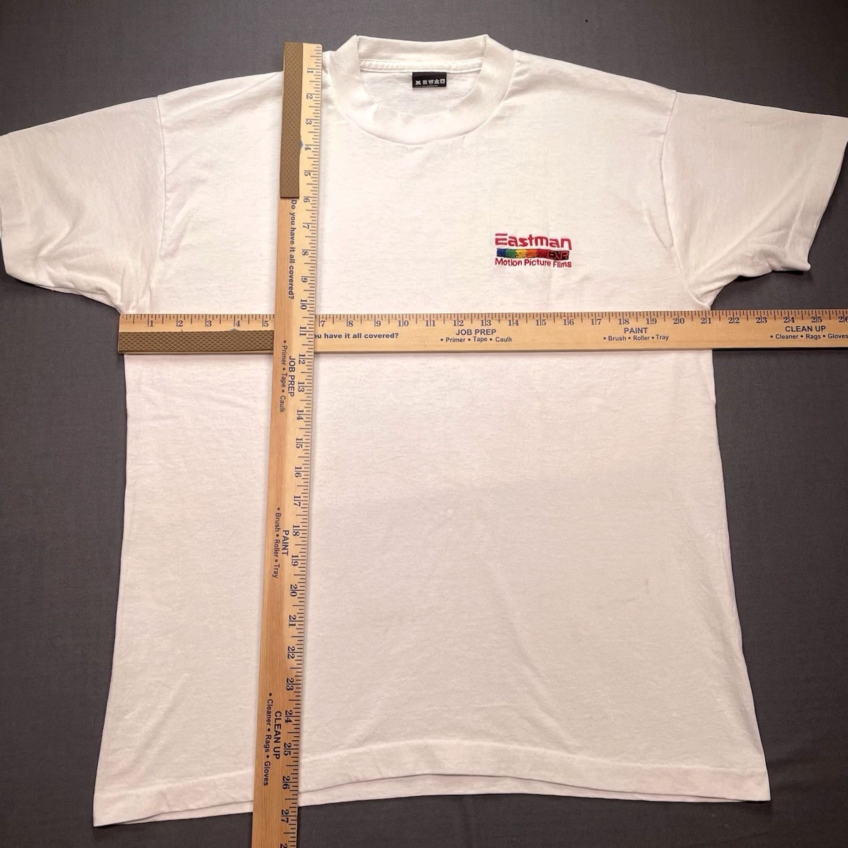 Vintage VINTAGE Eastman Motion Picture Shirt Men’s Large Kodak Film Industry White Embroidered T-Shirt Mens L Size US L / EU 52-54 / 3 - 3 Thumbnail
