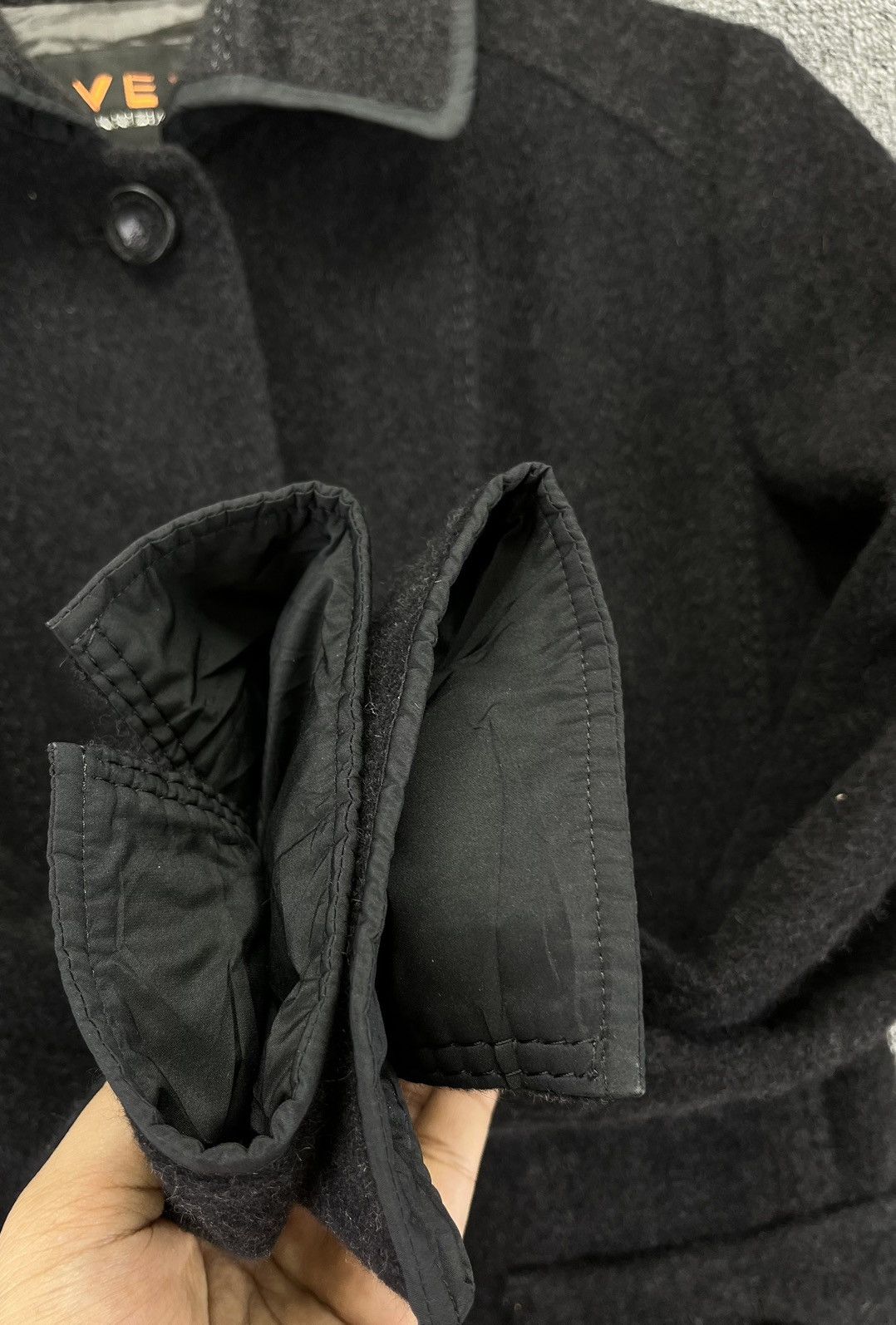 Krizia Vintage Evex by Krizia Button Up Black Wool Jacket Size M / US 6-8 / IT 42-44 - 10 Thumbnail