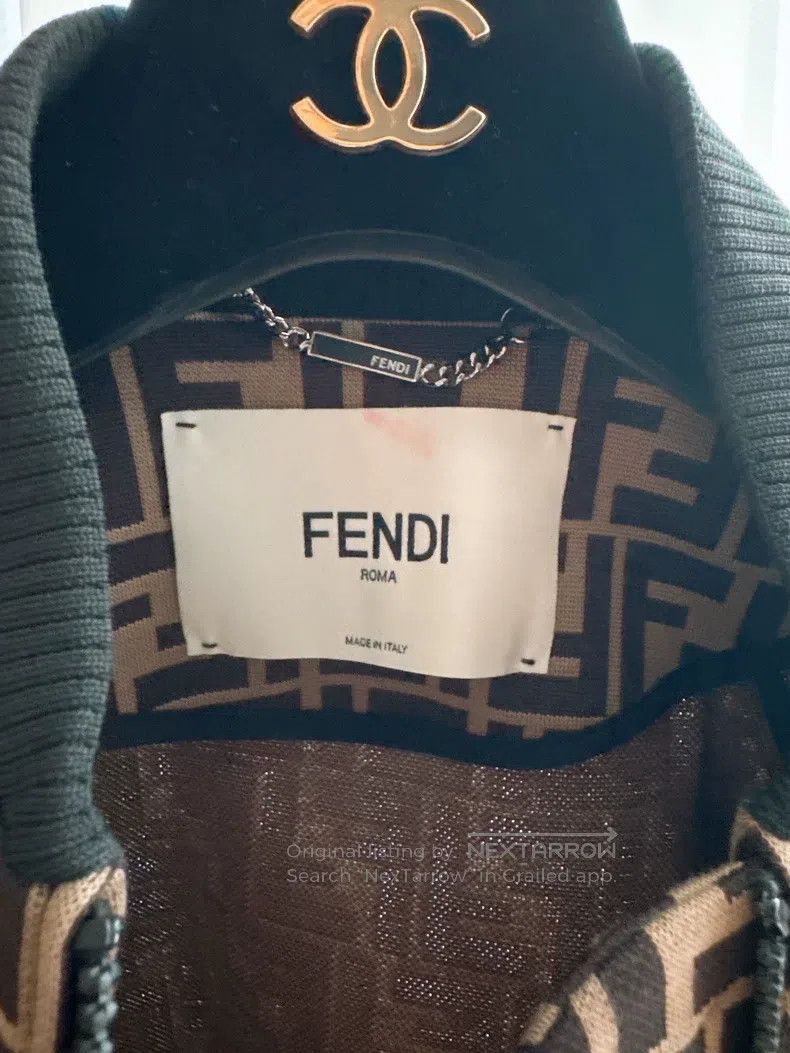 Fendi Fendi Old flower FF letter full logo puff sleeve jacket Size XS / US 0-2 / IT 36-38 - 4 Thumbnail