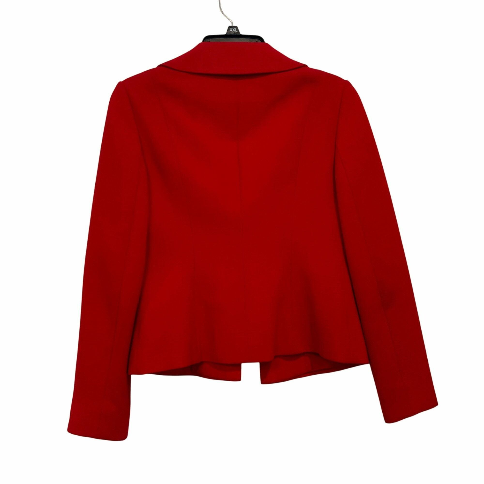 Ann Taylor ✨Ann Taylor Size 4/ Women's Red Elegant Long sleeve Blazer J Size S / US 4 / IT 40 - 2 Thumbnail