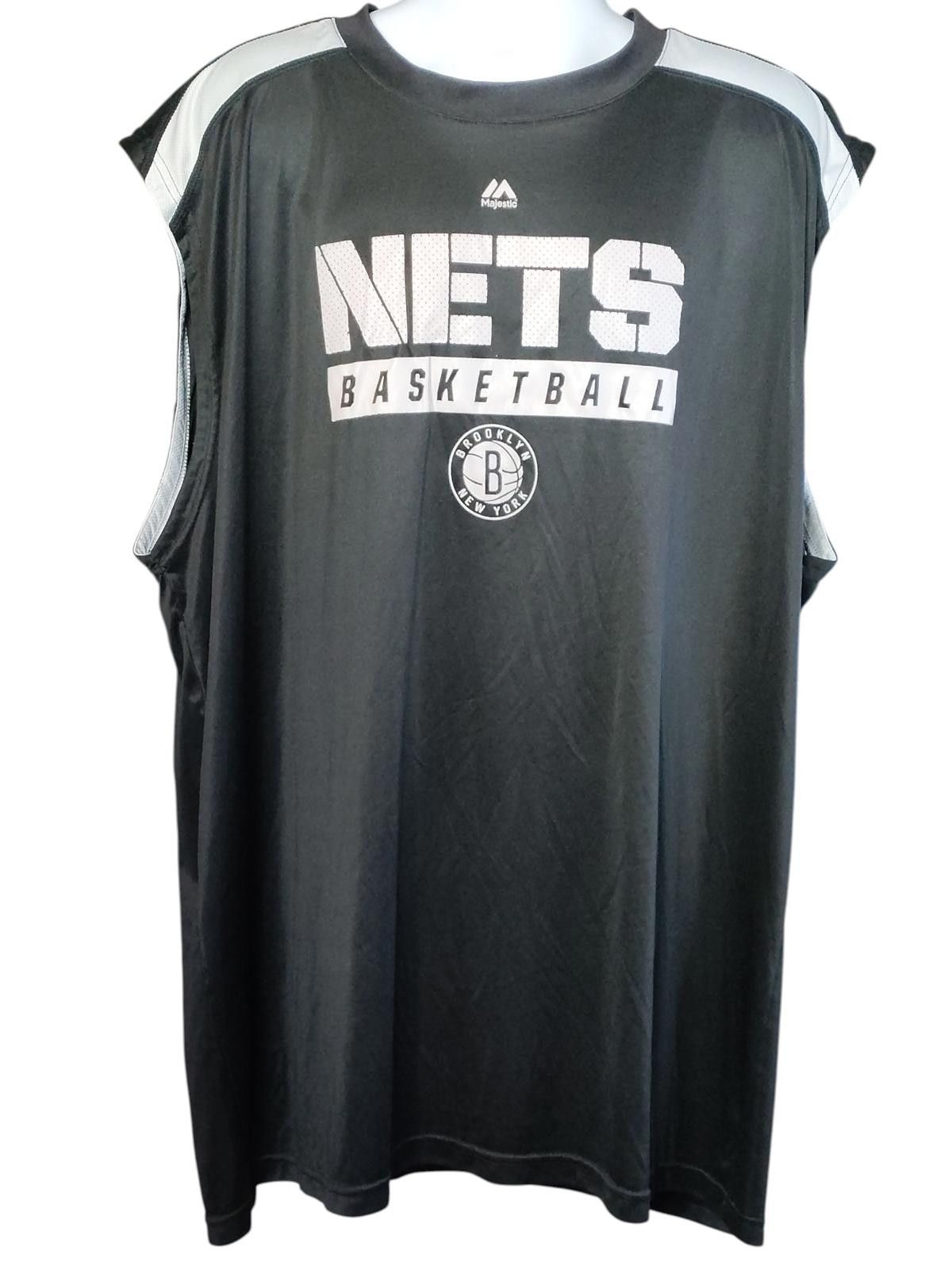 Majestic NBA Brooklyn Nets Sleeveless Basketball Jersey Size ONE SIZE - 3 Thumbnail