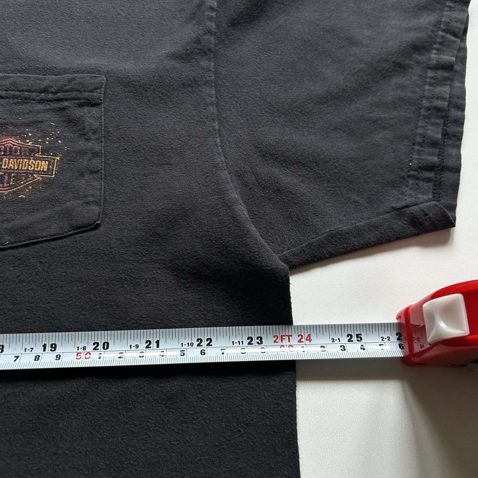 Harley Davidson × Vintage Vintage Harley Davidson Pocket T-Shirt XL Faded Y2K Art Rare Size US XL / EU 56 / 4 - 6 Thumbnail