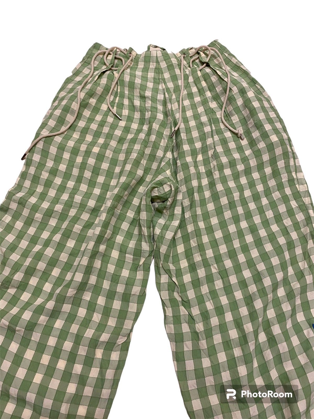 Issey Miyake Vtg issey miyake IS gingham balloon cargo pants Size US 26 / EU 42 - 11 Thumbnail