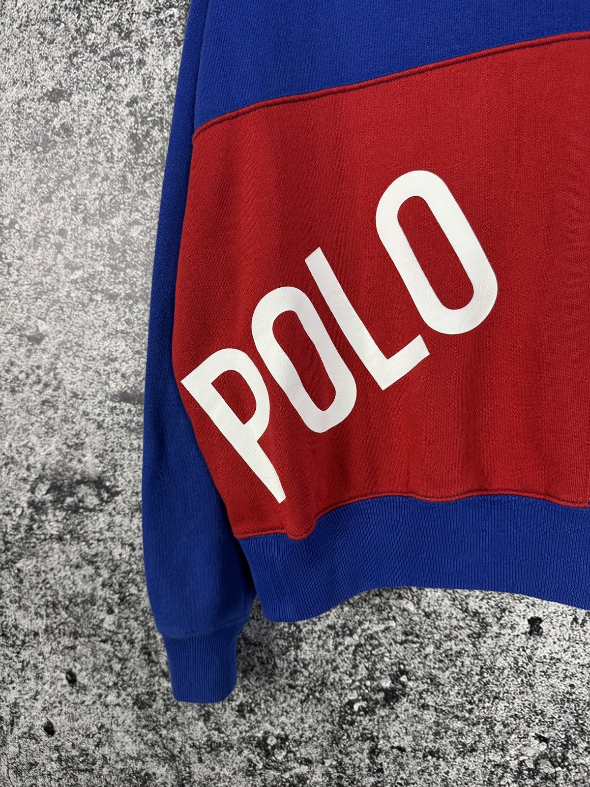 Polo Ralph Lauren Polo Ralph Lauren Colorblock Sweatshirt Spellout Logo Size M Size M / US 6-8 / IT 42-44 - 12 Thumbnail