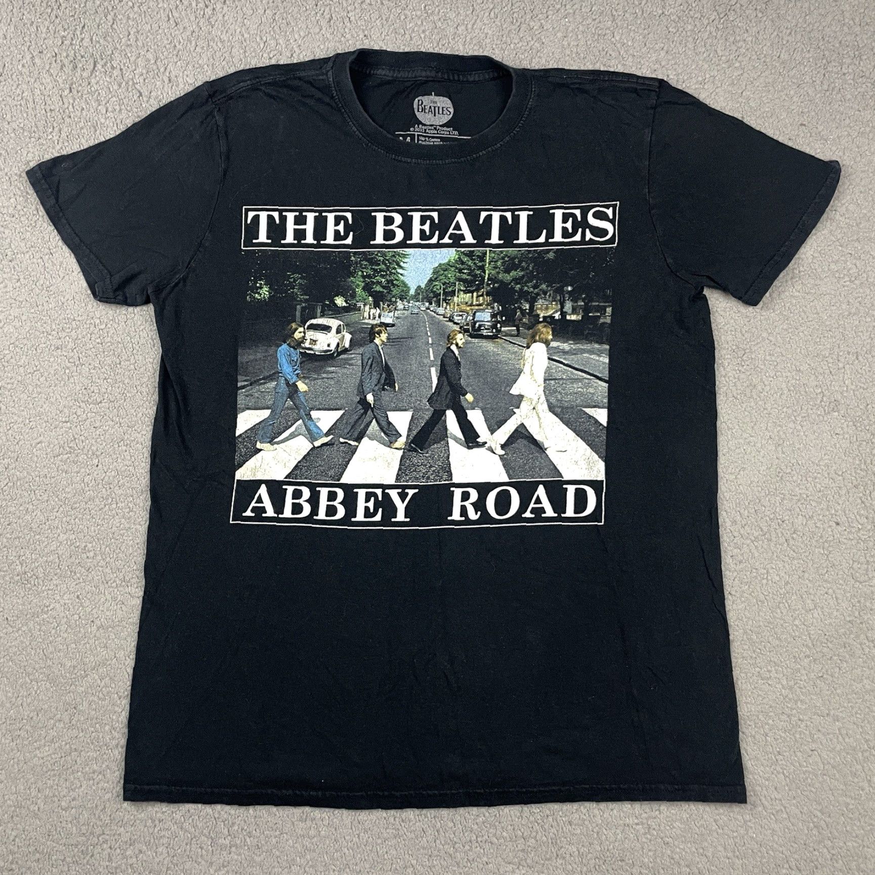 Vintage The Beatles Shirt Men Adult Medium Black Abbey Road Album Graphic M Band Tee Mens Size US M / EU 48-50 / 2 - 2 Thumbnail