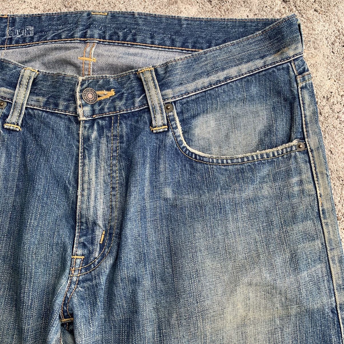 Edwin Vintage Two Tone Faded Edwin 503 Denime Jeans W35 Size US 35 - 6 Thumbnail