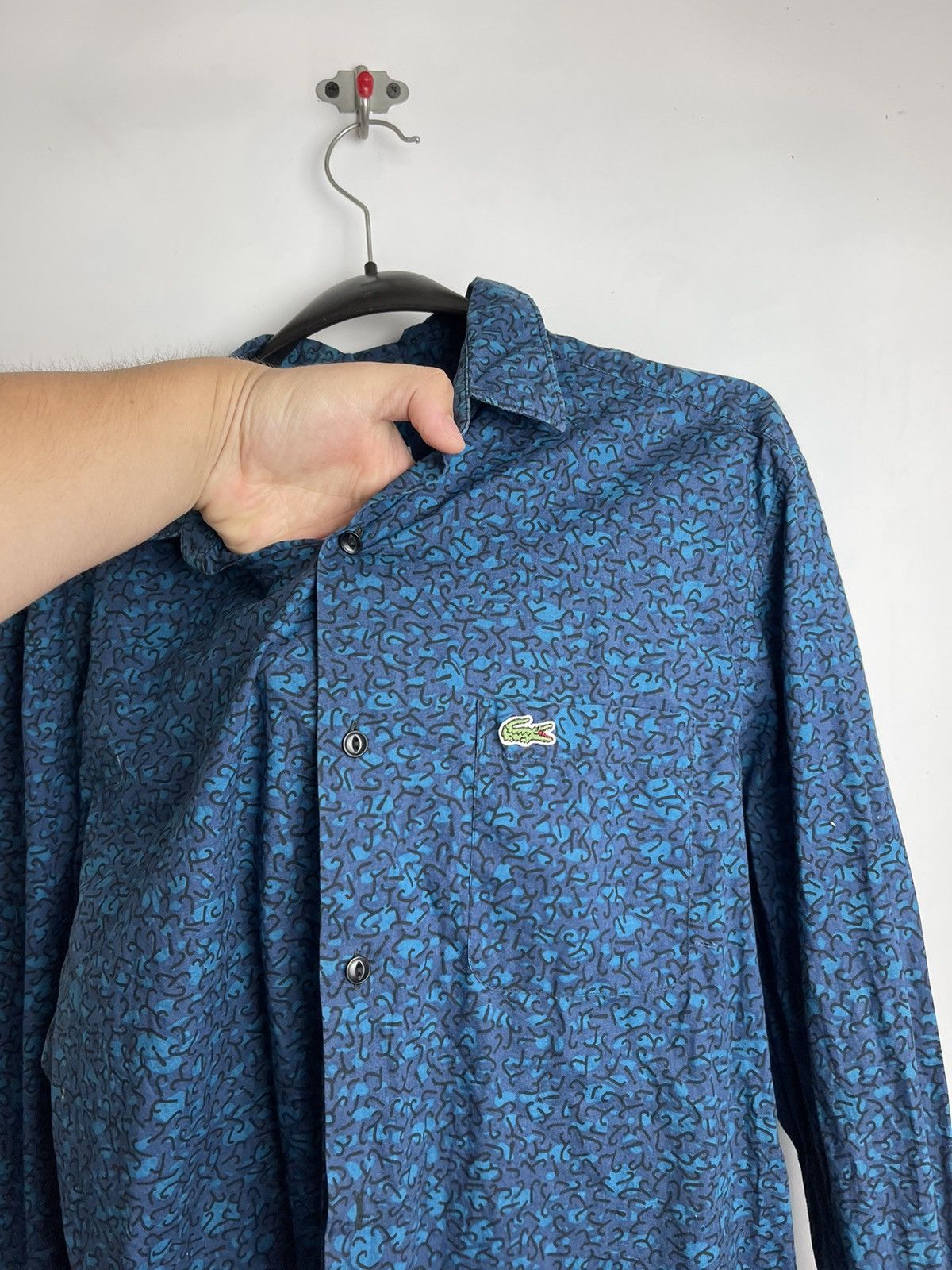 Lacoste Lacoste Live streetwear navy blue shirt Size US S / EU 44-46 / 1 - 3 Thumbnail