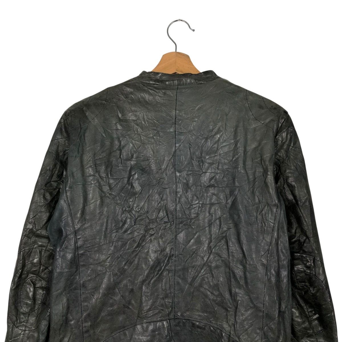 Vera Pelle 🔥CROPPED LEATHER BIKER JACKET BONDAGE SALVATORE SANTORA Size US S / EU 44-46 / 1 - 11 Thumbnail