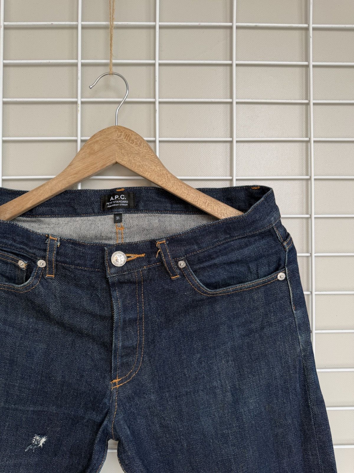 A.P.C. A.P.C. Raw Selvedge Denim Jeans Mens Size 31 Tapered Pants Size US 31 - 6 Thumbnail