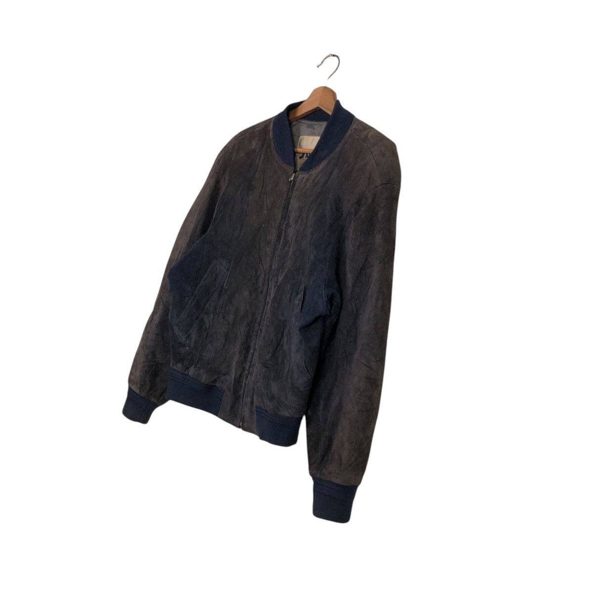 Japanese Brand 📌Vintage Bomber Leather Jacket Jun Men Suede Issey Miyake Size US M / EU 48-50 / 2 - 3 Thumbnail