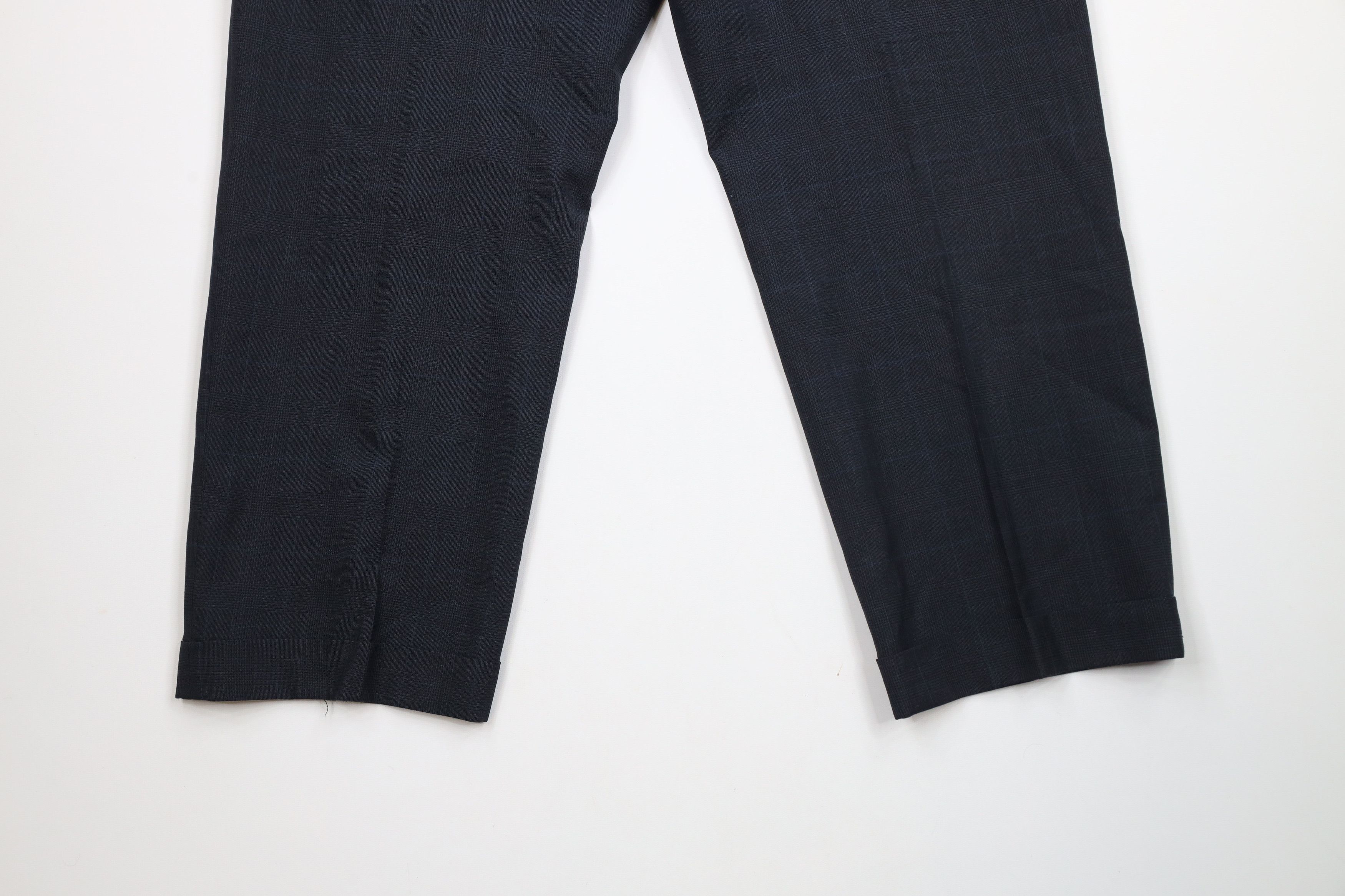 Jos. A. Bank × Vintage Vintage 90s Jos A Bank Wool Wide Leg Chino Pants Plaid Size US 36 / EU 52 - 14 Thumbnail