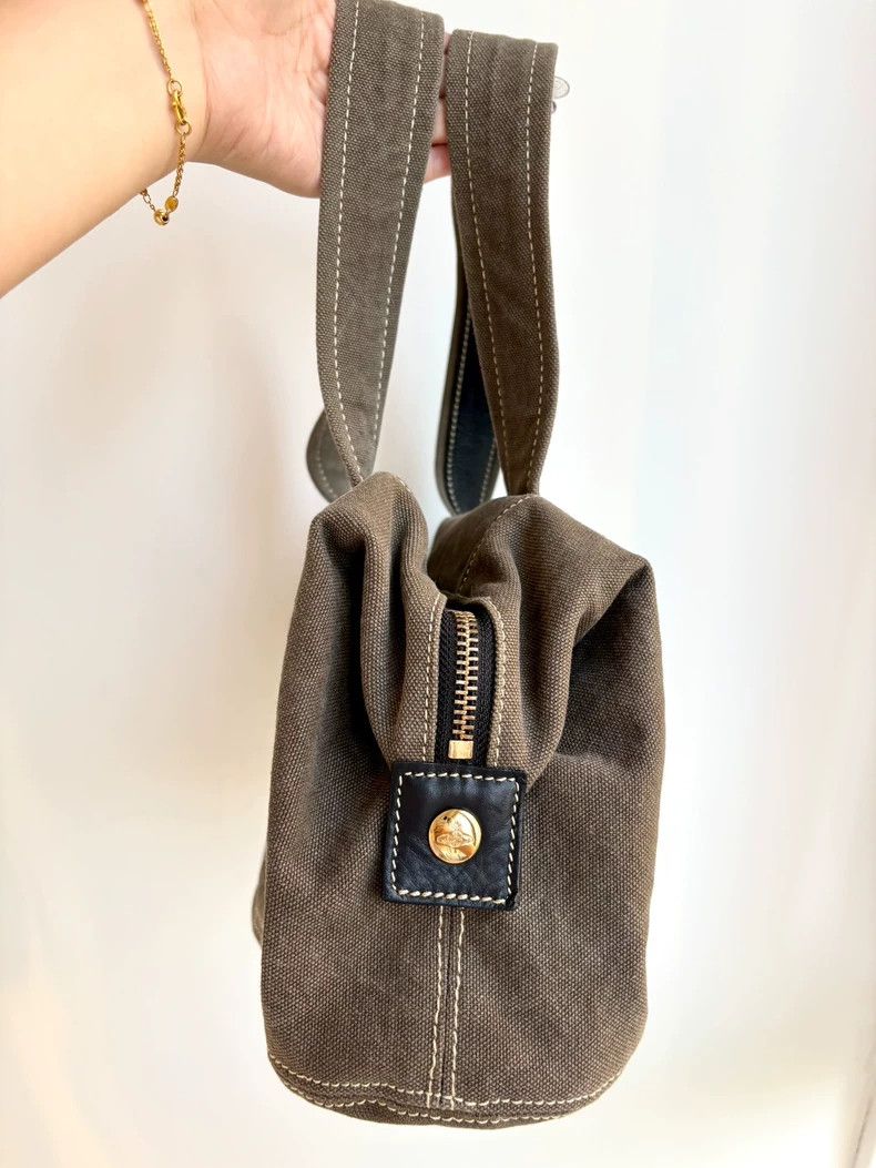 Vivienne Westwood Vivienne Westwood size os Olive gray green medium canvas ba Size ONE SIZE - 3 Thumbnail