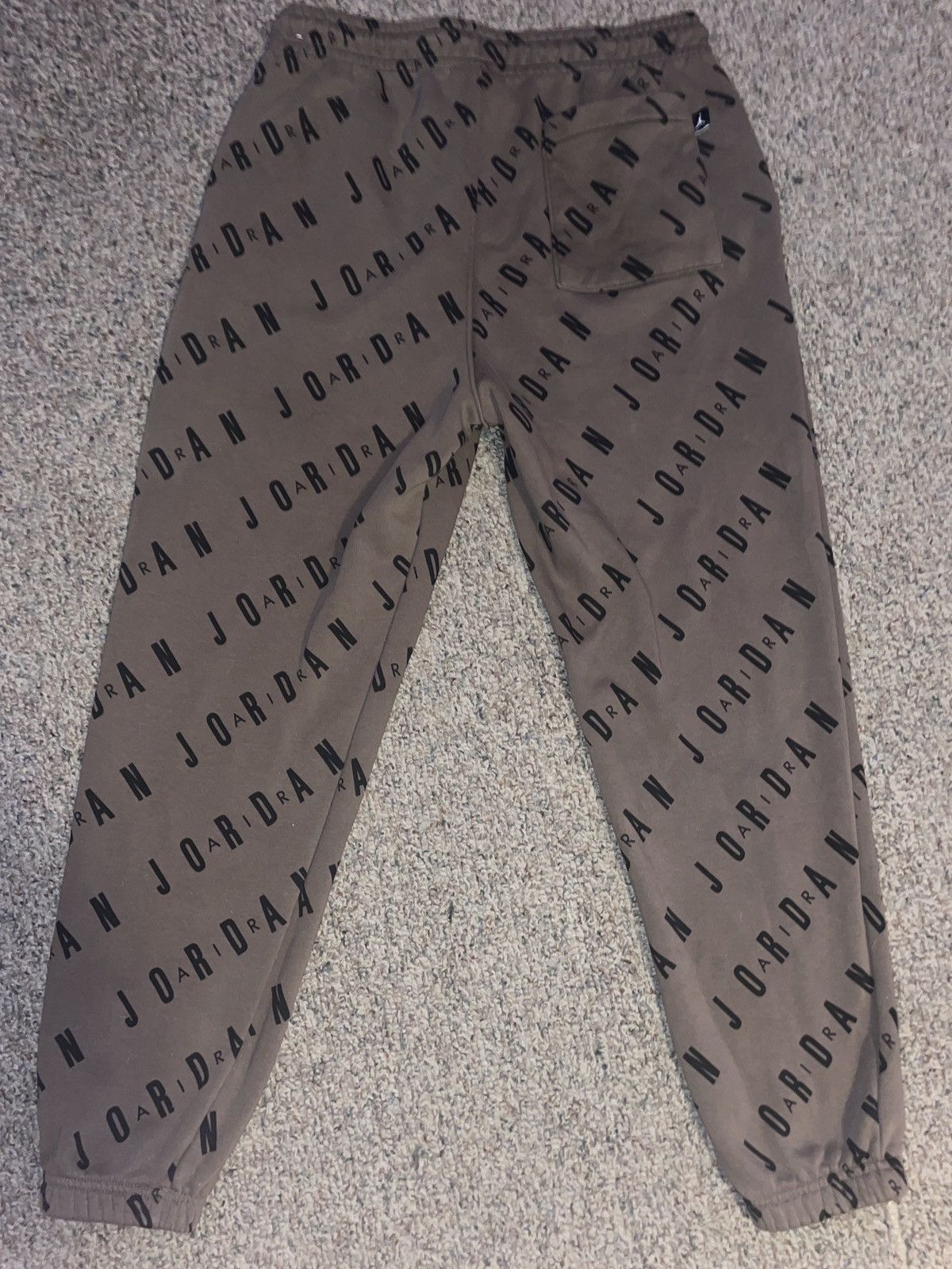 Jordan Brand × Nike Brown Air Jordan Logo Sweatpants / Joggers Size US 34 / EU 50 - 2 Thumbnail