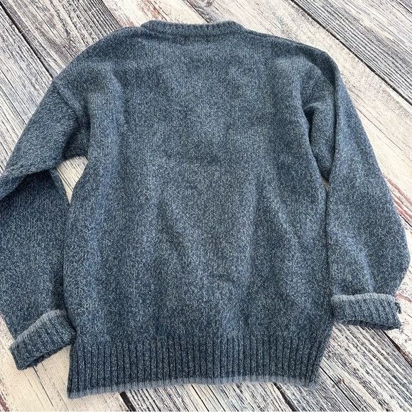 Woolrich Woolen Mills Vintage Woolrich Men's Wool Chambray Blue Knit Crewneck Swe Size US M / EU 48-50 / 2 - 4 Thumbnail