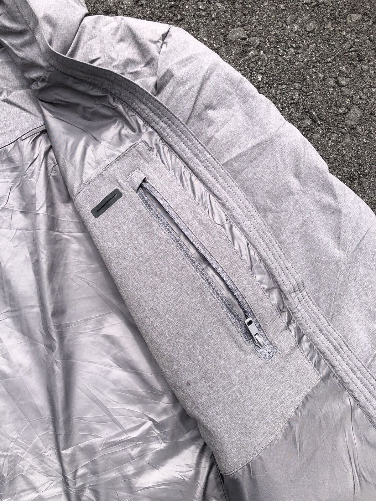 Japanese Brand Uniqlo Down Parka Coat Jacket Gray Long Hooded Size M / US 6-8 / IT 42-44 - 8 Thumbnail
