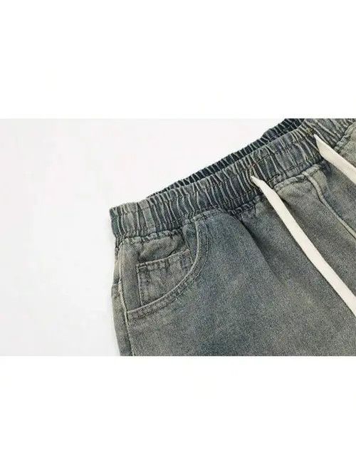 Jean Opium Y2k Shorts Jorts Washed Denim Size US 32 / EU 48 - 3 Thumbnail