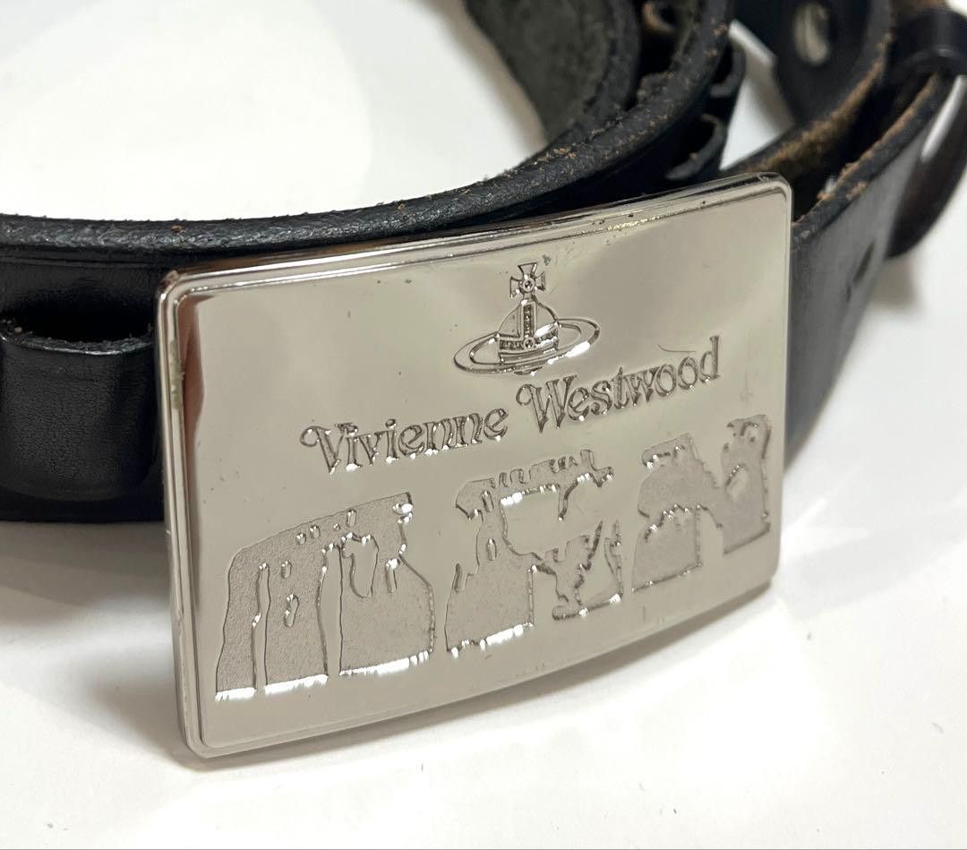 Vivienne Westwood Vivienne Westwood Man Orb Military Men's Belt Black Size ONE SIZE - 2 Thumbnail