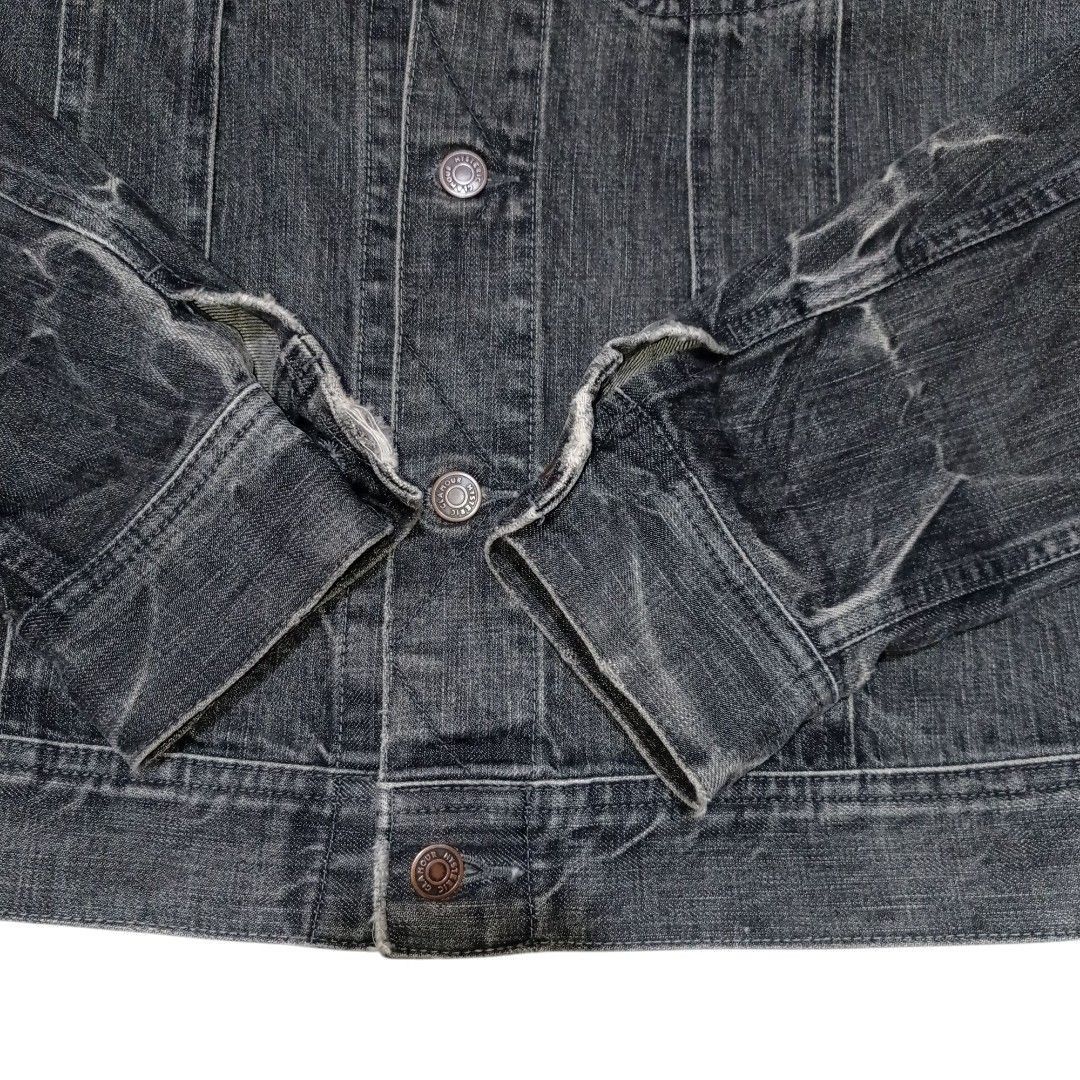 Hysteric Glamour HG trucker punk jacket big logo Size US M / EU 48-50 / 2 - 3 Thumbnail