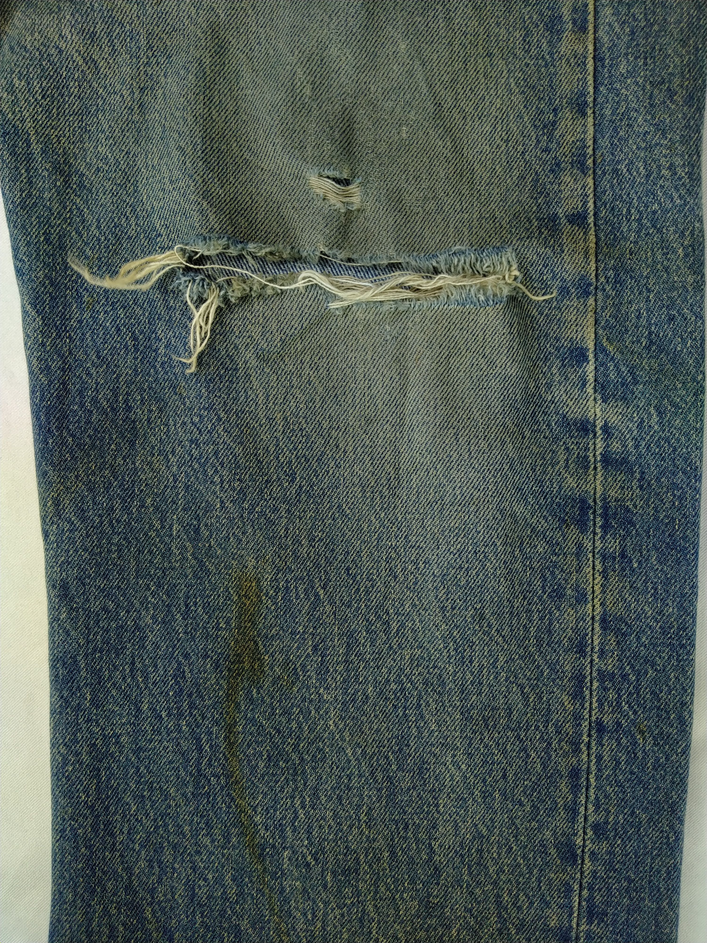 Levi's 80s Rusty Blue Vintage Levi's 501 Denim 36x29.5 -JN680 Size US 36 / EU 52 - 15 Thumbnail