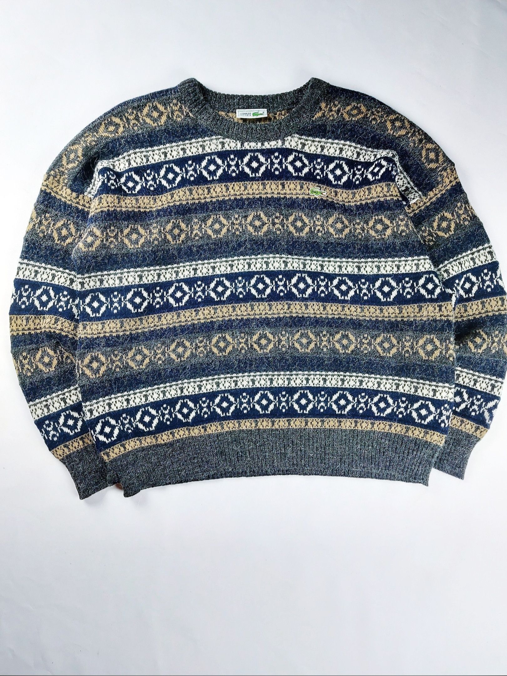 Lacoste × Vintage Vintage Lacoste Sweater L Size US L / EU 52-54 / 3 - 7 Thumbnail