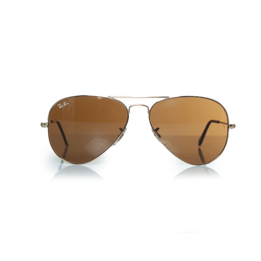 RayBan Ray Ban, Aviator in gold and brown Size ONE SIZE - 2 Thumbnail