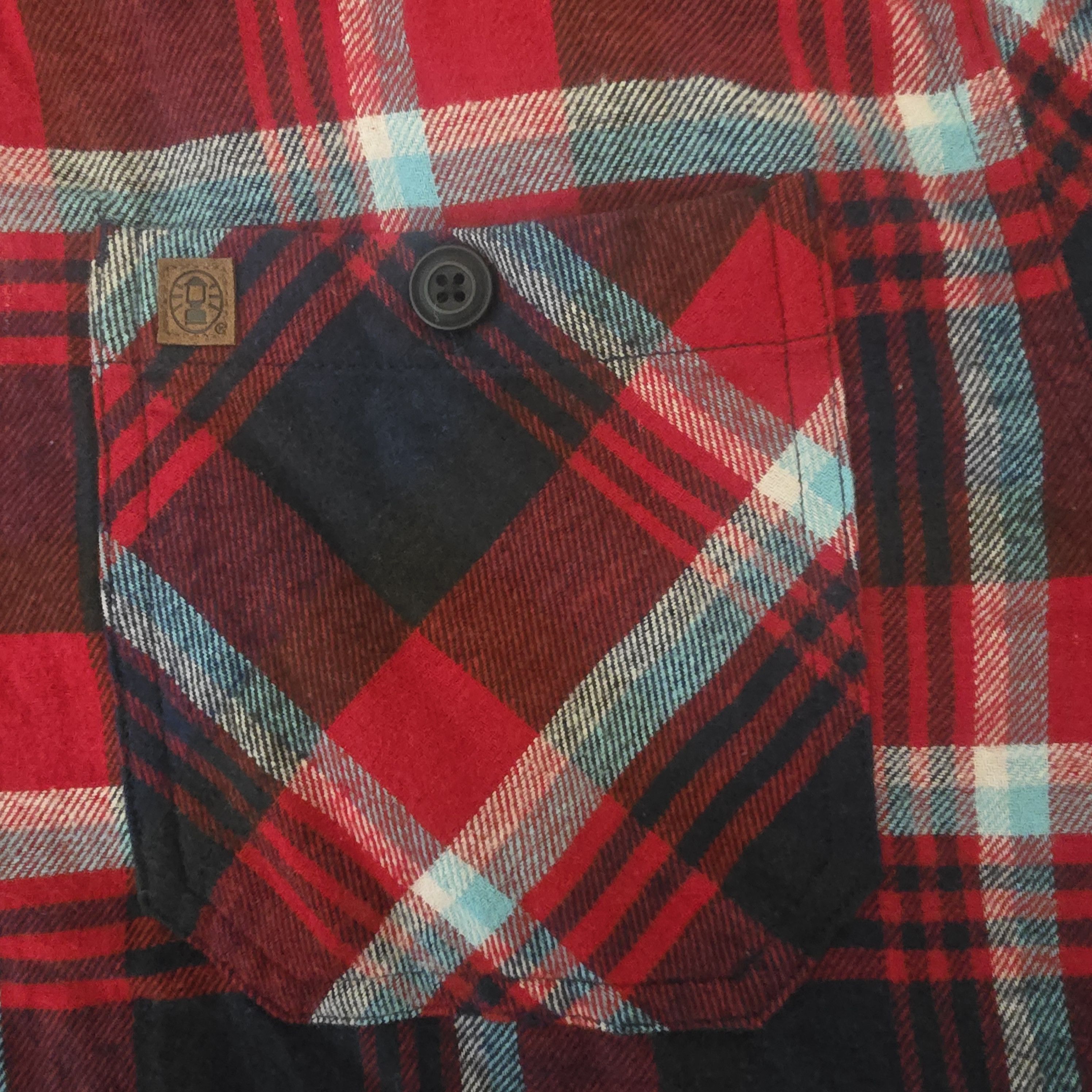 Coleman Coleman Men's Red Plaid Shirt XL Size US XL / EU 56 / 4 - 3 Thumbnail