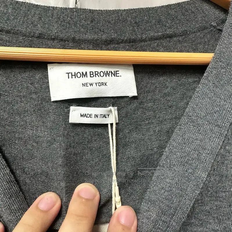 Thom Browne Thom Browne Gray Cotton Cardigan for Women . Size S / US 4 / IT 40 - 3 Thumbnail