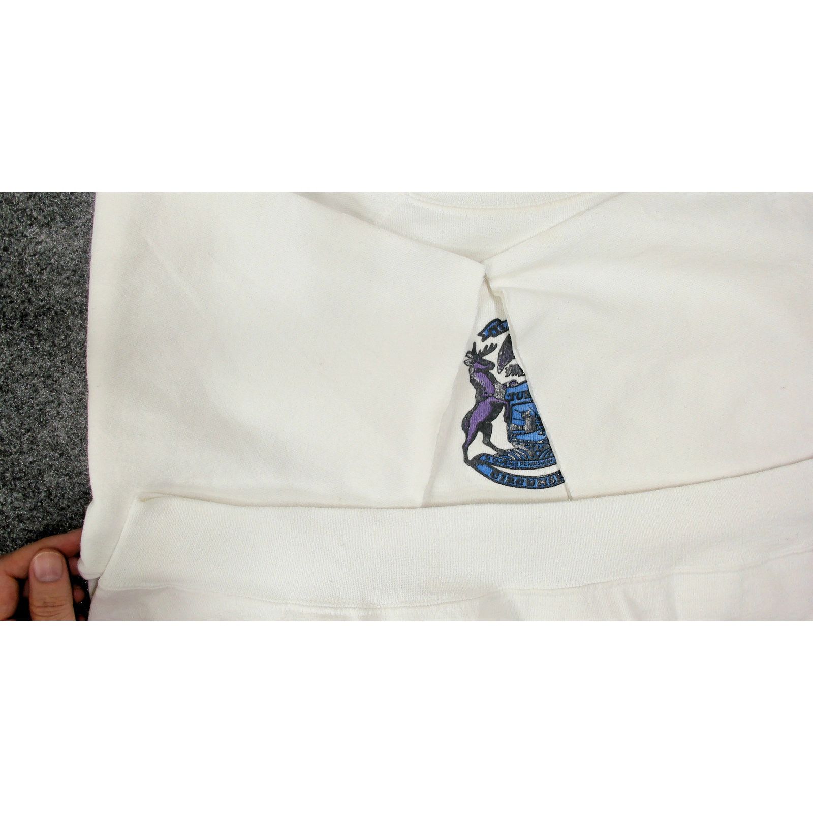 Hanes 80s Hanes Michigan State Seal Custom Cutoff Boxy Sweatshirt Size US XL / EU 56 / 4 - 8 Thumbnail